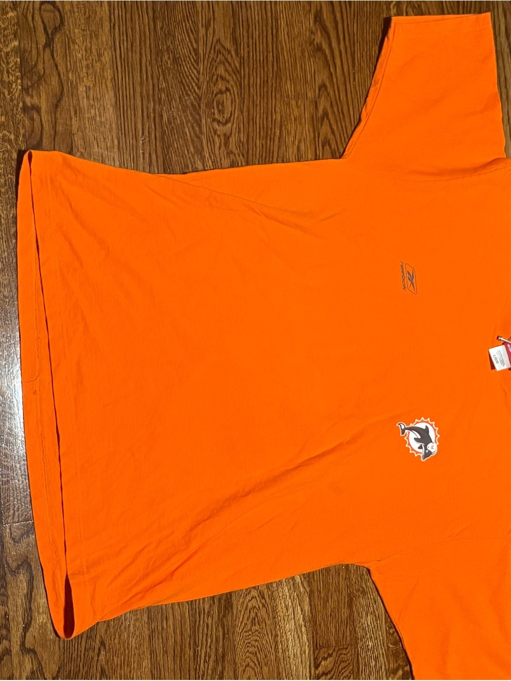 Vintage Reebok Orange Short-Sleeve Logo Tee